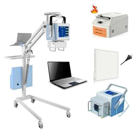 Equipamento de diagnóstico médico barato 5kw/8kw Hf Digital Móvel X