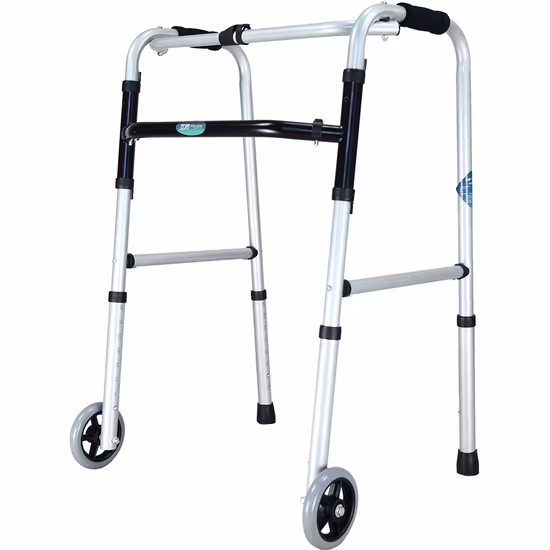 OEM Medical Health Home Care Andador rolante dobrável andador de alumínio leve ajustável para adultos