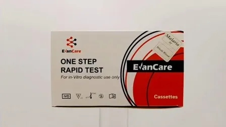 Kit de teste de diagnóstico rápido de cassete PV/PF de malária