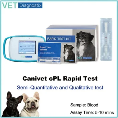 Kit de teste de diagnóstico rápido veterinário canino Panereatie Lipase CPL