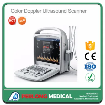  Ultrasound System2d Sistema de diagnóstico ultrassônico Doppler colorido portátil;  PT9600