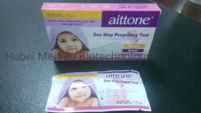 Tira de teste de gravidez de urina inicial do kit de teste rápido de alta precisão
